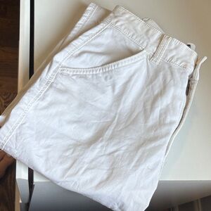 White Cargo Pants